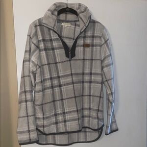 Simply Southern Gray Plaid Women's Hoodie